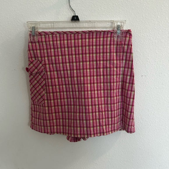 Amy Byer Other - Amy Byer Girls Pink Plaid Skort

Size L 12-14